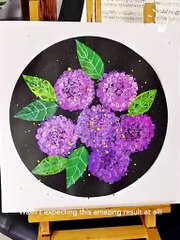 Little girl uses some of the most unique art techniques ever!