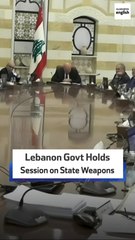 Lebanon Govt Holds Session on State Weapons