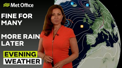 Met Office Tuesday Evening Weather Forecast 05/08/2025