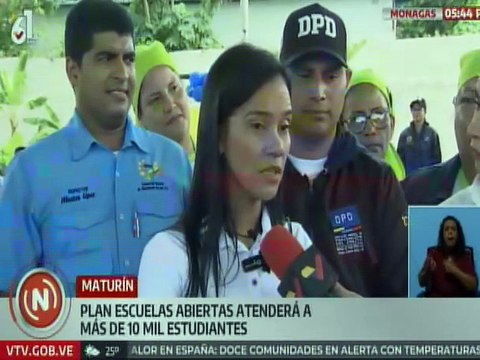 Monagas | Más de 215 instituciones abren sus puertas para recibir el Plan Agosto Escuelas Abiertas 2025