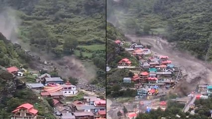 Flash Floods Hit Uttarkashi After Sudden Cloudburst in Kheer Ganga