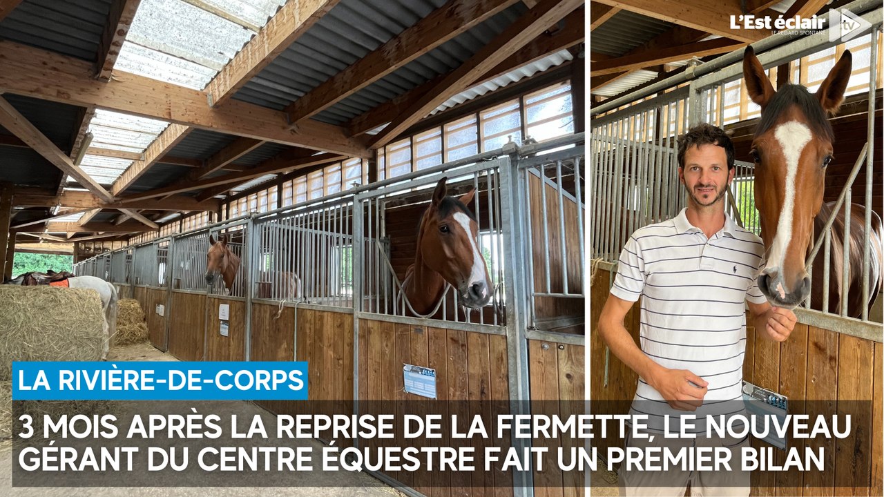 Le gérant du centre équestre de La Rivière-de-Corps fait un premier bilan après 3 mois d'activité