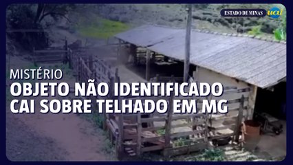 Objeto não identificado cai sobre telhado de curral na Zona da Mata (MG)