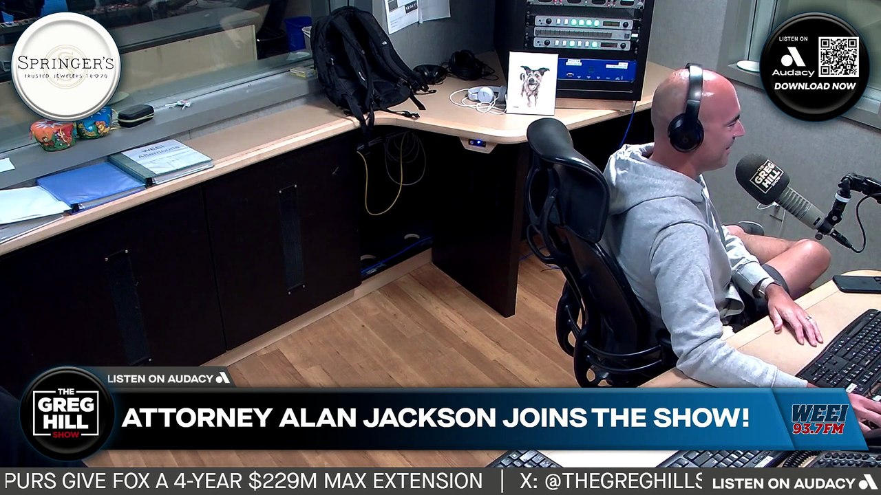 Attorney Alan Jackson joins!