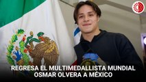 Regresa el multimedallista mundial Osmar Olvera a México