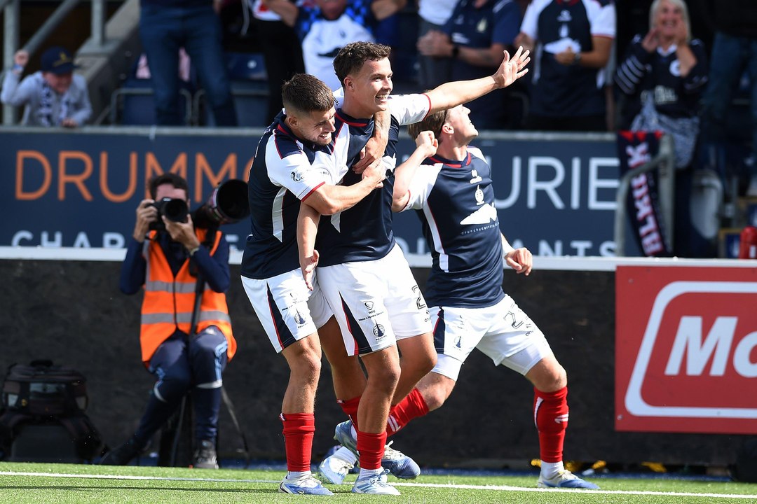 Falkirk midfielder Dylan Tait assesses Dundee United draw