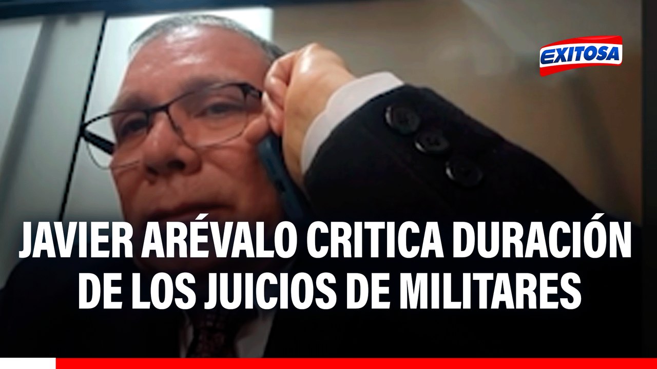 Javier Arévalo critica duración de juicios de militares: "Hay gente que está anciana y son inocentes"