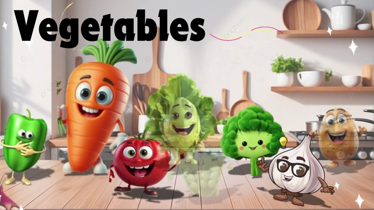 Fruits and Vegetables Names | Learn Fruits and Vegetables - English Vocabulary - vegetables - fruits