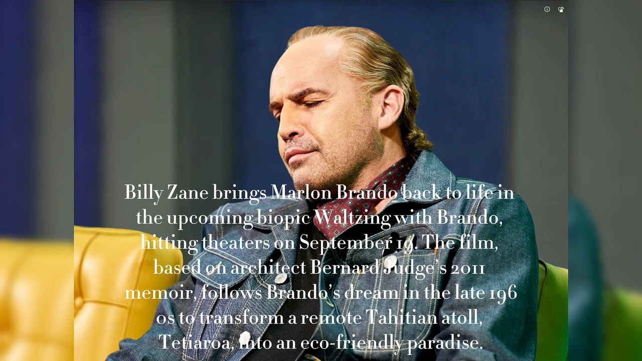 Waltzing with Brando: Billy Zane Transforms into Marlon Brando in New Biopic | Movie in Theaters Sept 19
