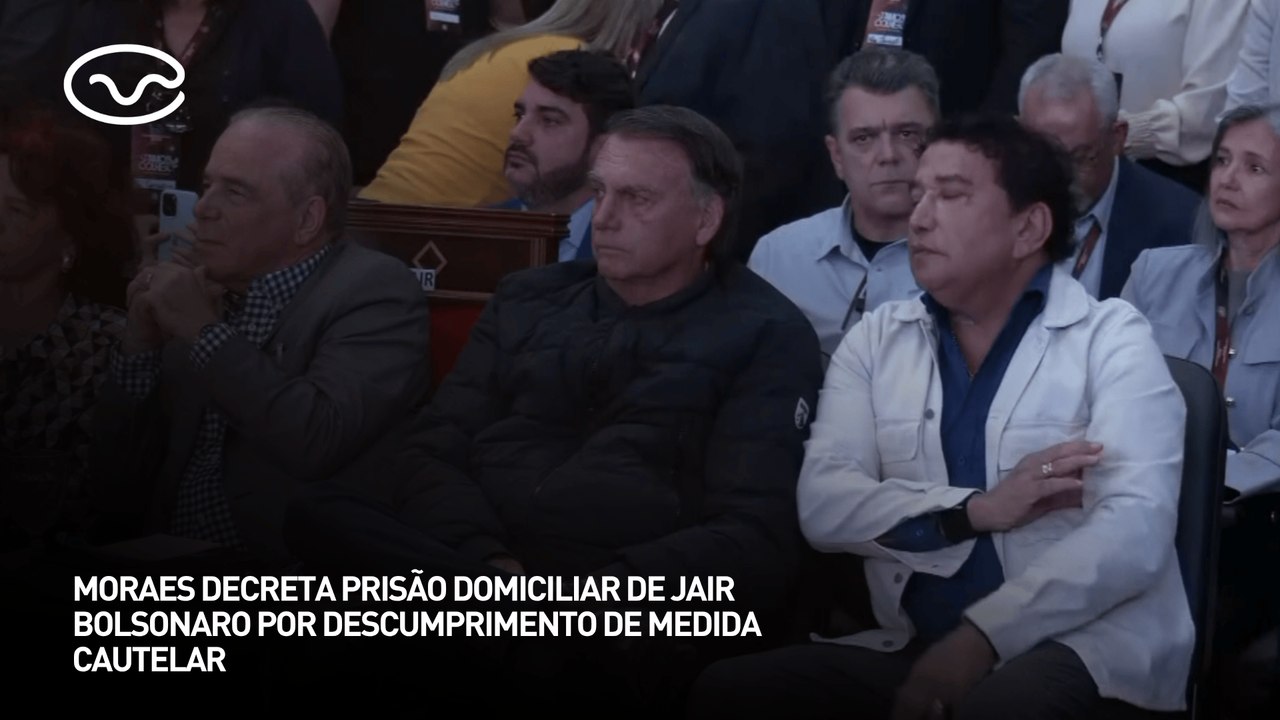 Moraes decreta prisão domiciliar de Jair Bolsonaro por descumprimento de medida cautelar