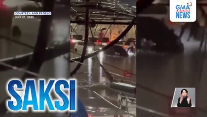 Mga baradong daluyan ng tubig malapit sa NLEX, regular na pinalilinis ng DOTr sa NLEX Corp. | Saksi