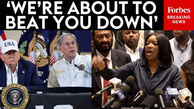 Jasmine Crockett & Top Texas Dems Issue Warning To Trump, GOP After Arrest Warrants Issued