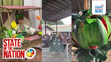 Nutrition Month Paandar: Mga costume na mesa, tindahan, at gulay at prutas | SONA