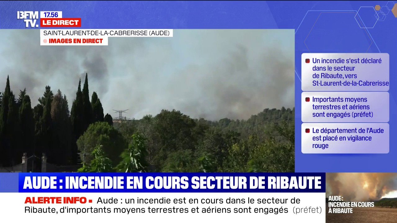 Incendie dans l'Aude: deux avions Dash et deux hélicoptères bombardiers d'eau sont déployés pour lutter face aux flammes