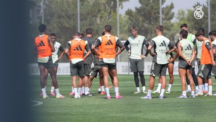 Segundo entrenamiento de pretemporada del Real Madrid
