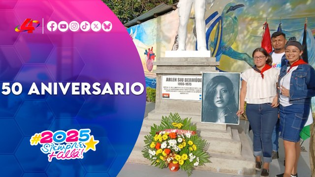 🇳🇮 Militancia Sandinista de Carazo rinde homenaje a Arlen Siu en su 50 aniversario de inmortalidad ✊
