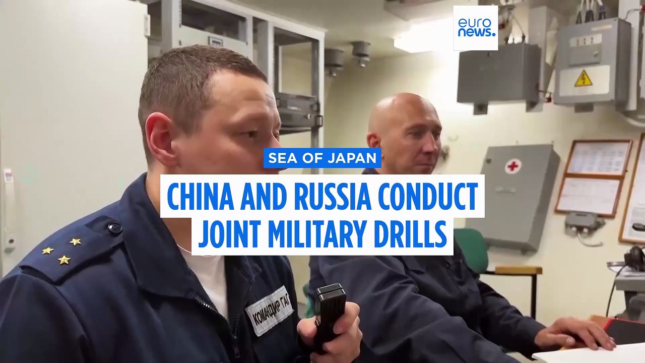 China and Russia conduct joint naval drills in the Sea of Japan
