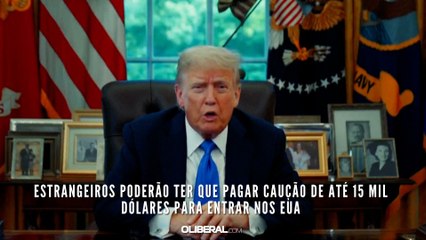 Estrangeiros poderão ter que pagar caução de até 15 mil dólares para entrar nos EUA
