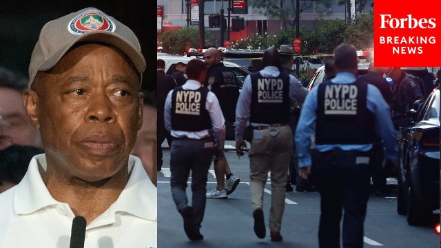 NYC Mayor Adams Asked Point Blank For Update On Midtown Manhattan Shooting