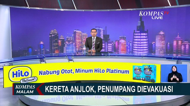 Kronologi KRL Commuter Line 1189 Anjlok di Dekat Stasiun Jakarta Kota | KOMPAS MALAM