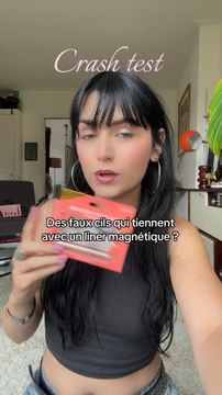 Crash test : des faux cils magnétiques qui tiennent avec du liner