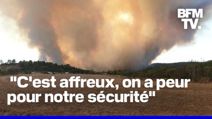 Un violent incendie dans l'Aude a déjà parcouru 1.500 hectares en deux heures