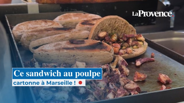 Ce sandwich au poulpe cartonne à Marseille !