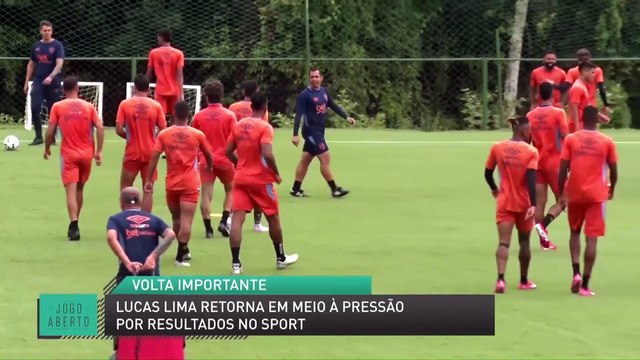 Lucas Lima retorna em meio à pressão por resultados no Sport