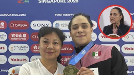 Osmar Olvera pide a Claudia Sheinbaum apoyo económico para mantener a su entrenadora Ma Jin en el país