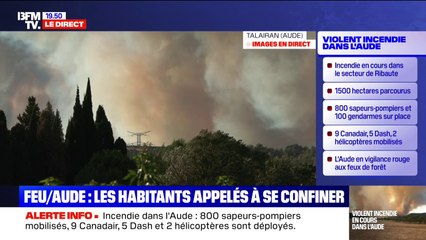Incendie dans l'Aude: "C'est un peu la fin du monde", raconte Cyril, un habitant de La Palme