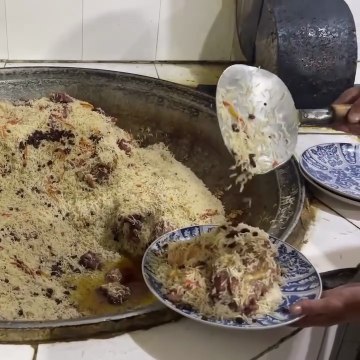 18-Year-Old Afghan Chef Cooks 500KG Kabuli Pulao with Sesame Oil – Street Food Feast