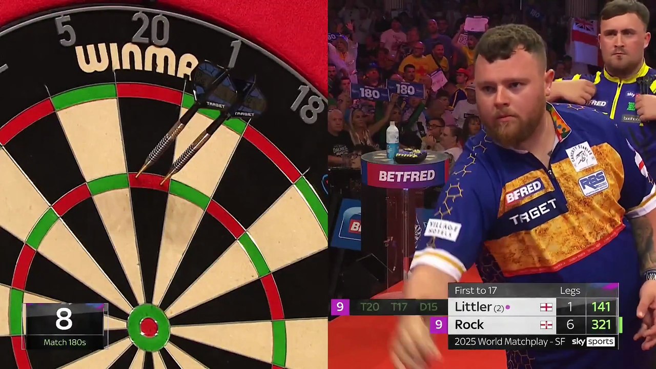 180-180-180-180-141. Both players didn_t miss a single dart_ the most perfect leg in the sports hist