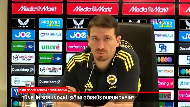 Fenerbahçe'de Mert Hakan Yandaş: Işığı görmüş durumdayım