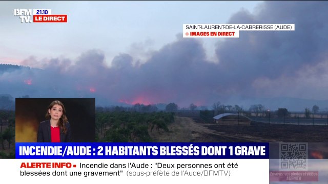 Incendie dans l'Aude: Il n'y a pas d'ordre d'évacuation qui soit donné; les populations restent confinées chez elles , déclare la sous-préfète