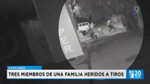 Investigan tiroteo que impacto a tres miembros de una familia en Santiago | Primera Emisión SIN