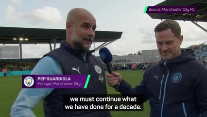 'It won't be a red carpet season' - Guardiola
