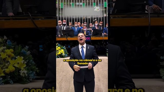 Com fitas na boca, oposição faz ‘obstrução total’ e pede ‘anistia’ após prisão de Bolsonaro #shorts