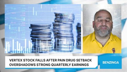 Vertex Stock Falls After Pain Drug Setback Overshadows Strong Quarterly Earnings