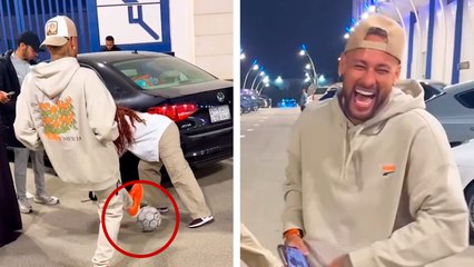 Neymar "humilla" a la freestyler Lisa Zimouche con un caño de lujo