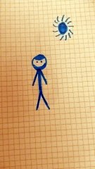 Ninja azzurro livello 1 disegno
