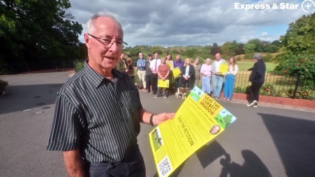 Corbett Meadow was left in trust to the community but now hospital bosses plan to seell it off to housing developers.