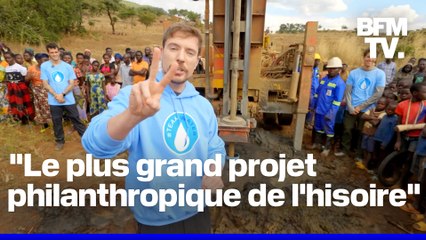 MrBeast espère récolter 40 millions de dollars pour fournir de l'eau potable à deux millions de personnes
