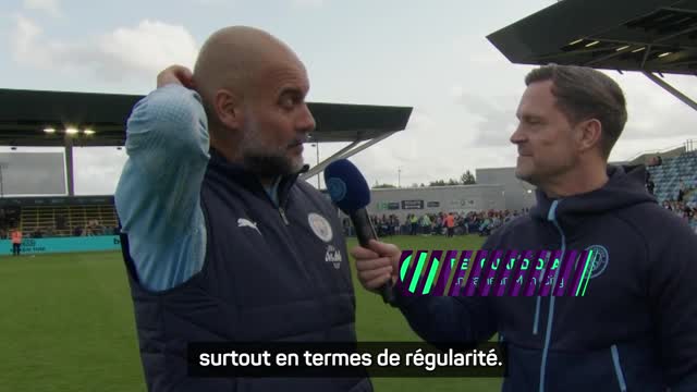 Man. City - Guardiola : "Ce ne sera pas une saison déroulée sur un tapis rouge"