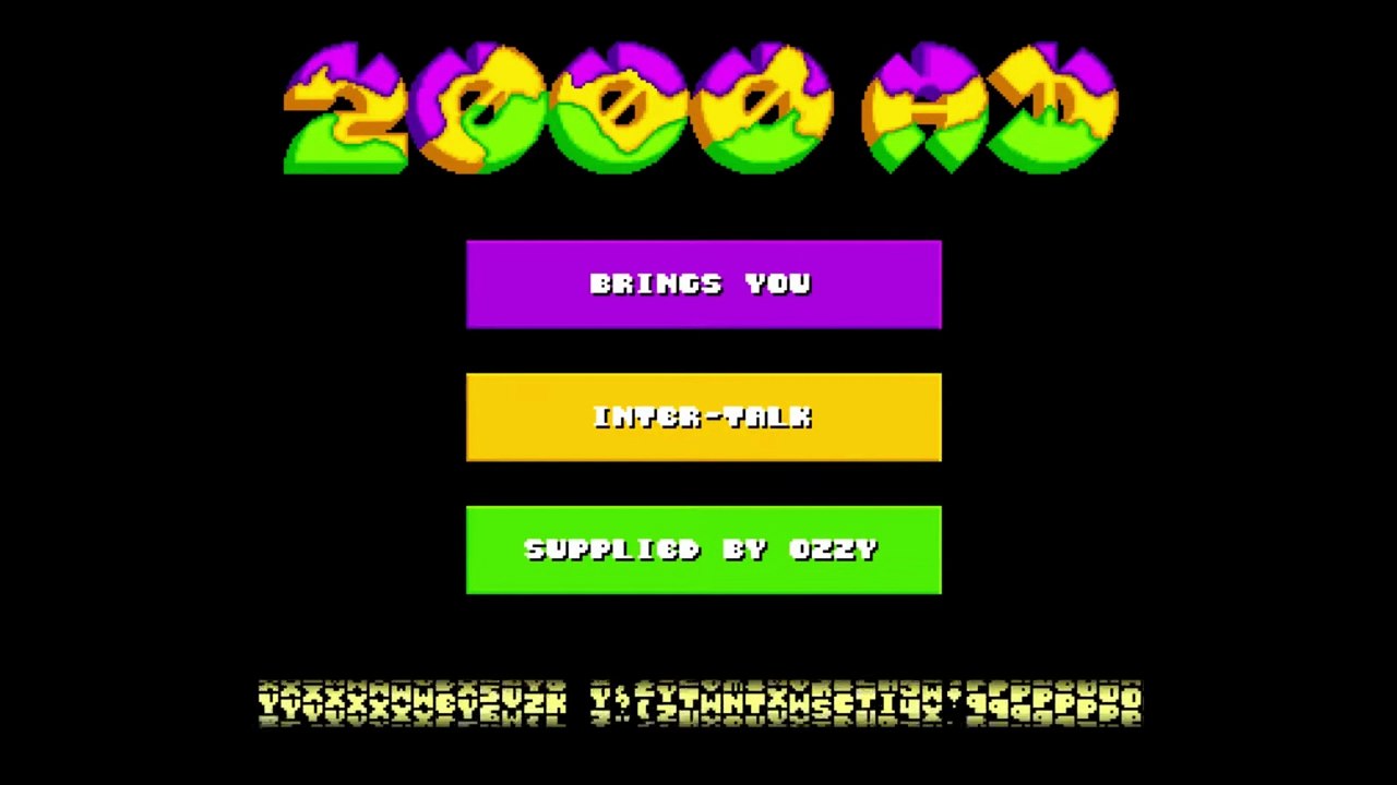 Amiga Cracktro InterTalk by 2000 A.D. (1992)