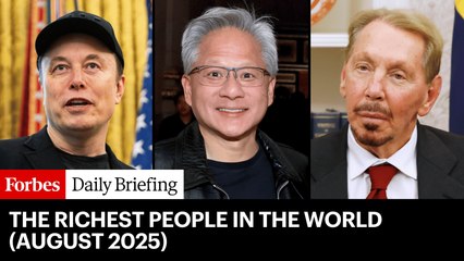 August 2025: Meet the Top 10 Richest People in the World 💰