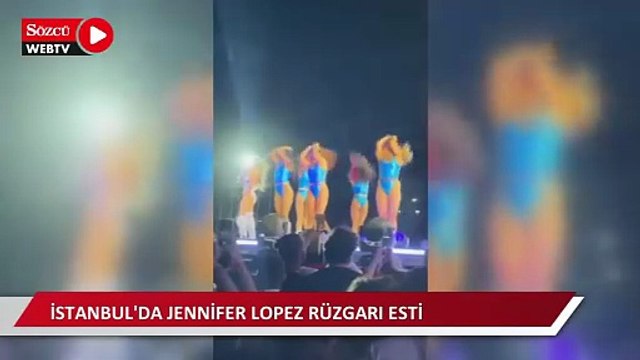 İstanbul'da Jennifer Lopez rüzgarı esti