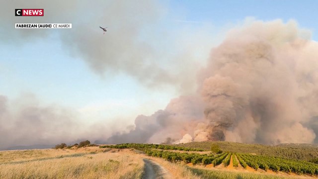 Violent incendie dans l'Aude : des habitants évacués