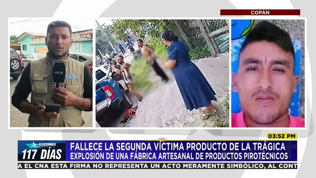 Fallece madre e hijo, víctimas de la explosión en fábrica artesanal de productos pirotécnicos en Santa Bárbara