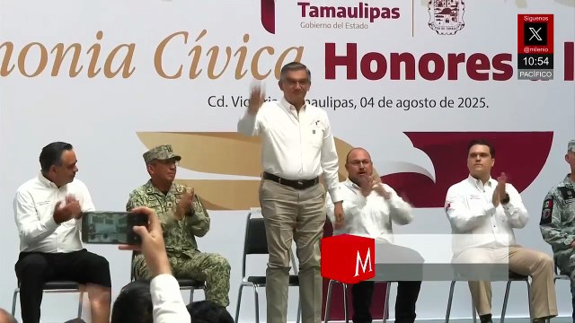 Gobernador de Tamaulipas llama a reforzar seguridad para lograr bienestar en el estado
