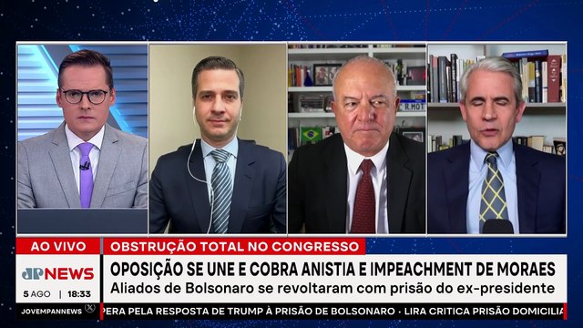 Declaração de Alcolumbre repercute entre a oposição após prisão domiciliar de Bolsonaro